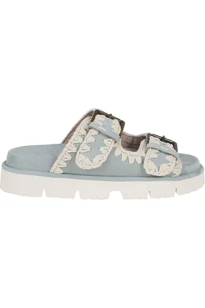 Mou Dames, Schoenen, Blauw, Maat: 39 EU Leer