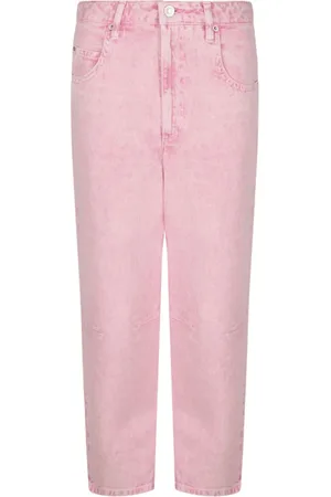 Isabel Marant Dames, Jeans, Roze, Maat: 2XS Katoen