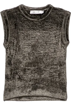 AYA MUSE Dames, Tops, Grijs, Maat: XS