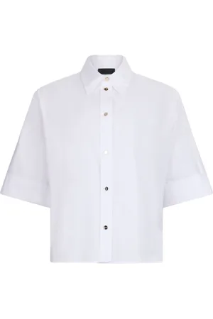 Liu Jo Dames, Blouses & Shirts, Wit, Maat: S Katoen