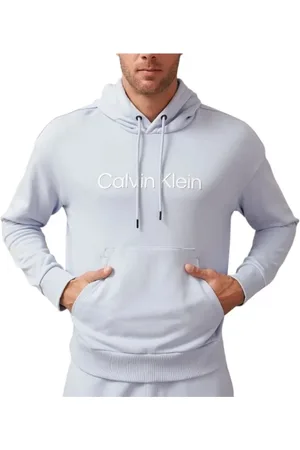 Calvin Klein Heren, Sweatshirts & Hoodies, Blauw, Maat: L