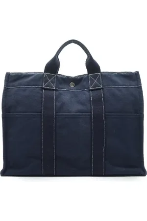 Hermès Dames, Pre-owned, Blauw, Maat: ONE Size Katoen