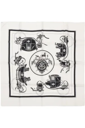 Hermès Dames, Pre-owned, Wit, Maat: ONE Size Zijde