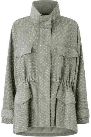 Pinko Dames, Mantels, Grijs, Maat: XS