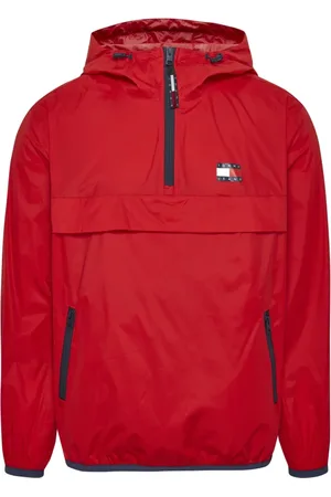 Tommy Hilfiger Heren, Jassen, Rood, Maat: M Nylon
