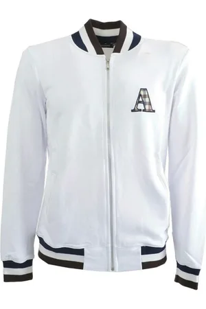 Aquascutum Heren, Sweatshirts & Hoodies, Wit, Maat: 2XL Katoen