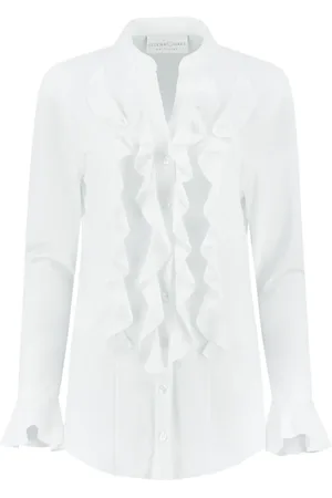 Helena hart Dames, Blouses & Shirts, Wit, Maat: XS