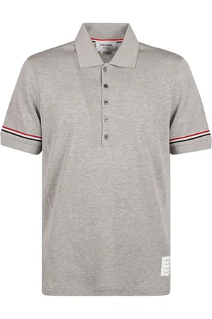 Thom Browne Heren, Tops, Grijs, Maat: 2XL Katoen