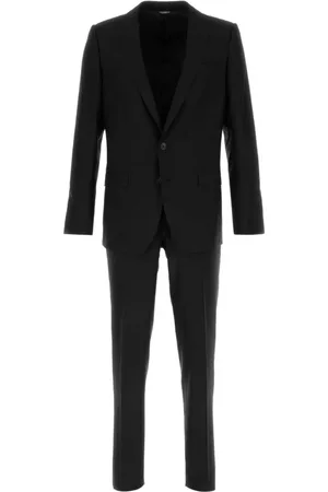 Dolce & Gabbana Heren, Pakken, Zwart, Maat: M Wol