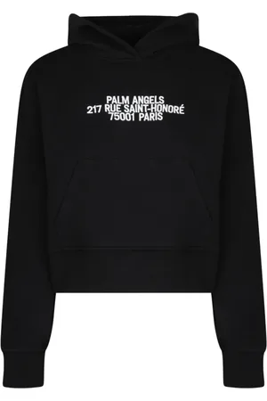 Palm Angels Dames, Sweatshirts & Hoodies, Zwart, Maat: XS Katoen