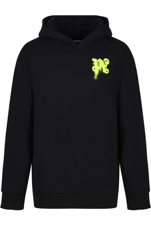 Palm Angels Heren, Sweatshirts & Hoodies, Zwart, Maat: L Katoen