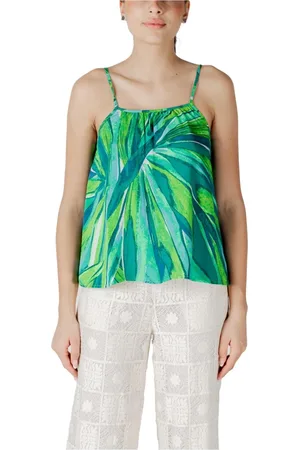 ONLY Dames, Tops, Groen, Maat: S Viscose