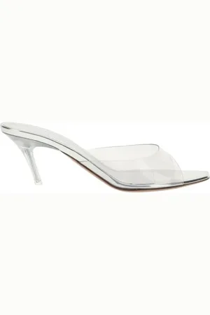 Amina Muaddi Dames, Schoenen, Grijs, Maat: 36 EU