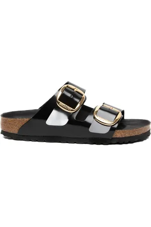 Birkenstock Dames, Schoenen, Zwart, Maat: 40 EU Leer