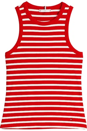 Tommy Hilfiger Dames, Tops, Rood, Maat: M Viscose