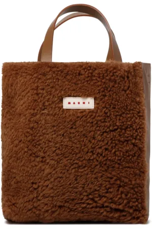 Marni Dames, Tassen, Bruin, Maat: ONE Size Katoen