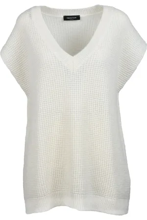 Fabiana Filippi Dames, Truien, Wit, Maat: XS Wol