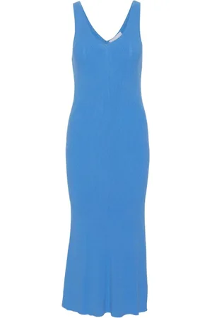 REMAIN Birger Christensen Dames, Jurken, Blauw, Maat: XS