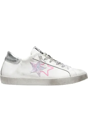 2STAR Dames, Schoenen, Wit, Maat: 36 EU Leer