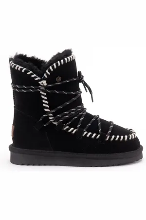 Warmbat Dames, Schoenen, Zwart, Maat: 39 EU Suède