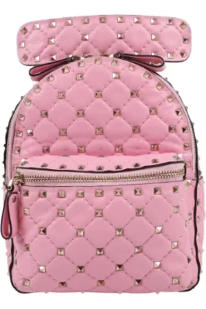 VALENTINO Dames, Pre-owned, Roze, Maat: ONE Size Leer