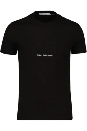 Calvin Klein Heren, Tops, Zwart, Maat: S