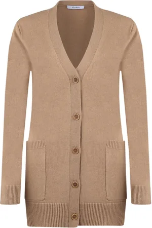 Max Mara Dames, Truien, Bruin, Maat: XS Wol
