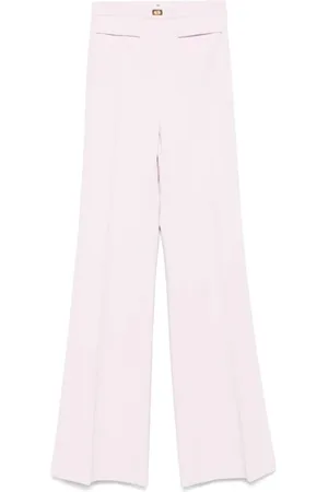 Elisabetta Franchi Dames, Broeken, Roze, Maat: XL Denim