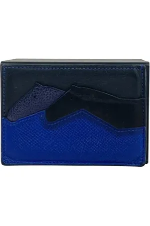 Hermès Dames, Pre-owned, Blauw, Maat: ONE Size Leer