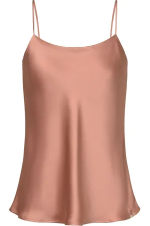 HERNO Dames, Tops, Roze, Maat: S Satijn