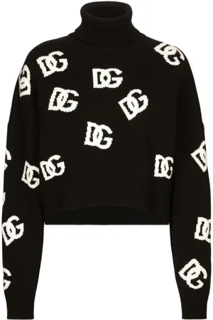 Dolce & Gabbana Dames, Truien, Zwart, Maat: S Wol