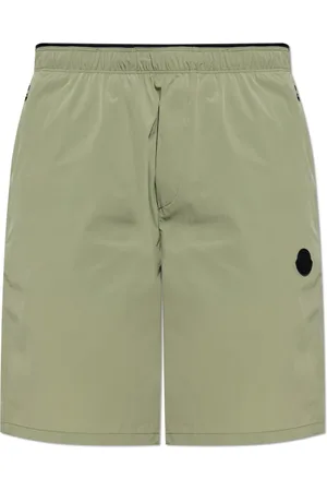 Moncler Heren, Korte broeken, Groen, Maat: 2XL Polyamide