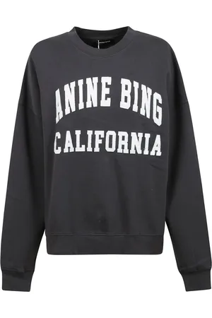 ANINE BING Dames, Sweatshirts & Hoodies, Zwart, Maat: XS Katoen