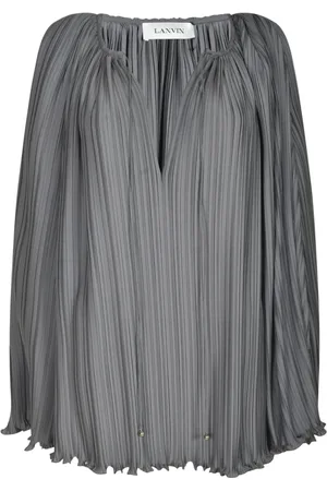 Lanvin Dames, Blouses & Shirts, Grijs, Maat: L