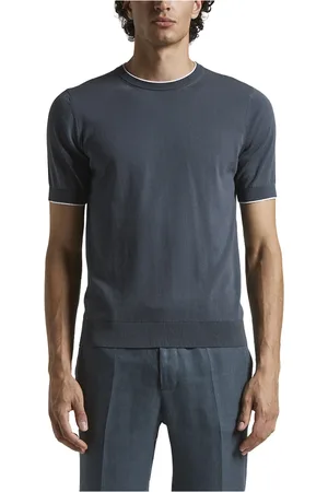 PESERICO SIGN Heren, Truien, Blauw, Maat: 2XL Katoen