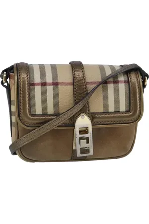 Burberry Dames, Pre-owned, , Maat: ONE Size Leer
