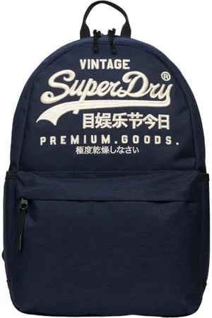 Superdry Dames, Tassen, Blauw, Maat: ONE Size Leer