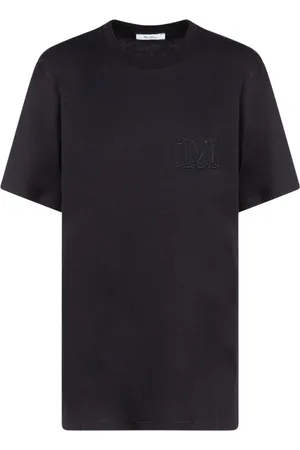 Max Mara Dames, Tops, Zwart, Maat: S Katoen