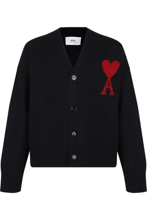 Ami Heren, Truien, Zwart, Maat: M Wol