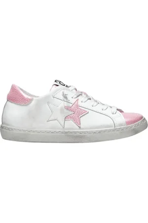 2STAR Dames, Schoenen, Wit, Maat: 35 EU Leer