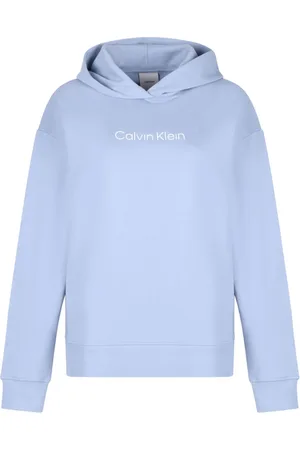 Calvin Klein Dames, Sweatshirts & Hoodies, Blauw, Maat: S Katoen