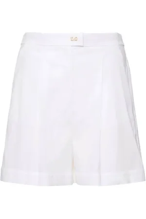 Max Mara Dames, Korte broeken, Wit, Maat: 2XS Katoen