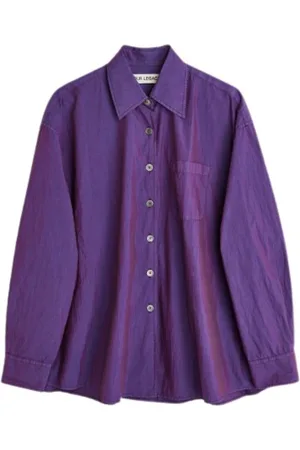 OUR LEGACY Dames, Blouses & Shirts, Paars, Maat: M