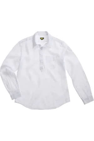 Blauer Heren, Overhemden, Wit, Maat: 2XL Linnen