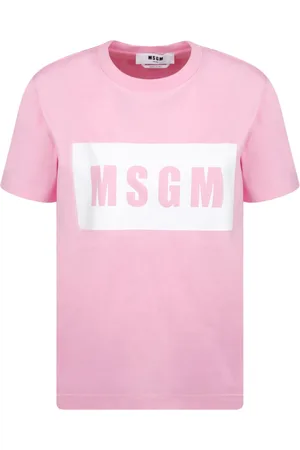 Msgm Dames, Tops, Roze, Maat: M Katoen