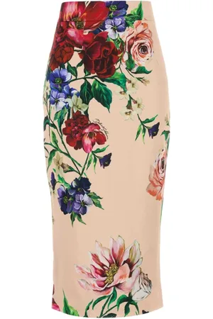 Dolce & Gabbana Dames, Rokken, Veelkleurig, Maat: S Satijn