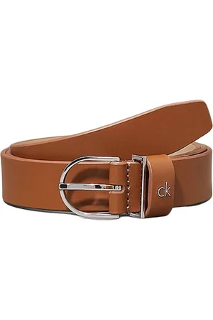 Calvin Klein Dames, Accessoires, Bruin, Maat: 80 CM Leer
