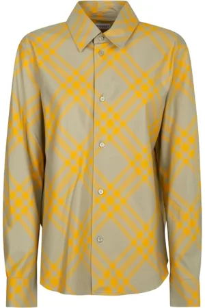 Burberry Dames, Blouses & Shirts, Geel, Maat: XS Katoen