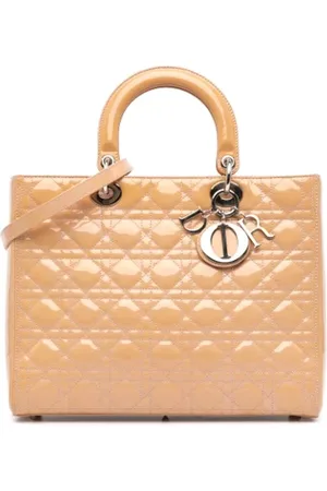 Dior Dames, Pre-owned, Bruin, Maat: ONE Size Leer