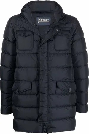 HERNO Heren, Jassen, Blauw, Maat: XS